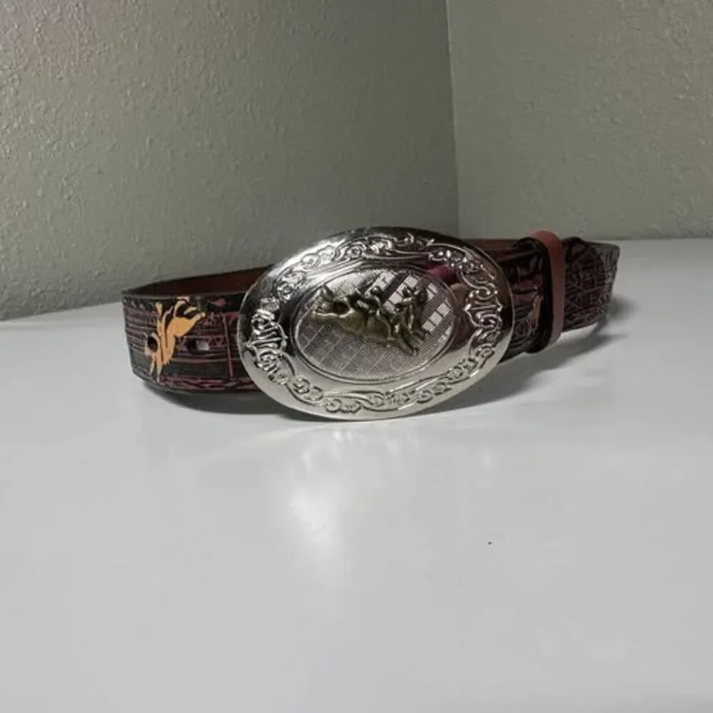 Nocona Belt Co. Western Leather Belt Size 28